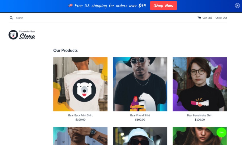 Ultimate free shipping bar Shopify app