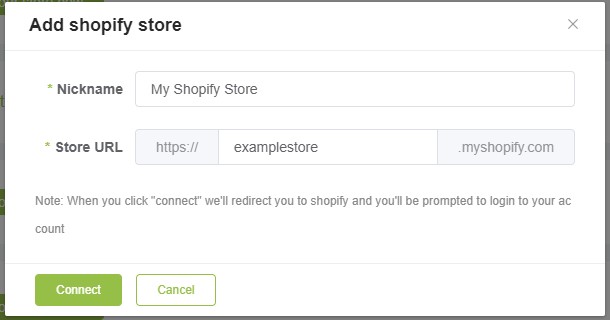 MyyShop Shopify setup popup