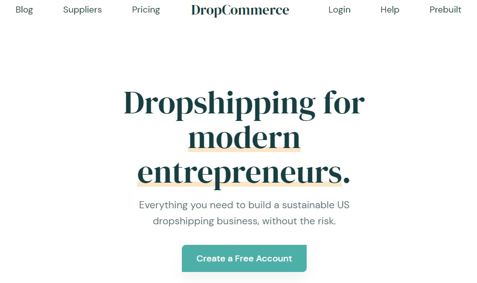 DropCommerce - one of the fastest dropshipping suppliers