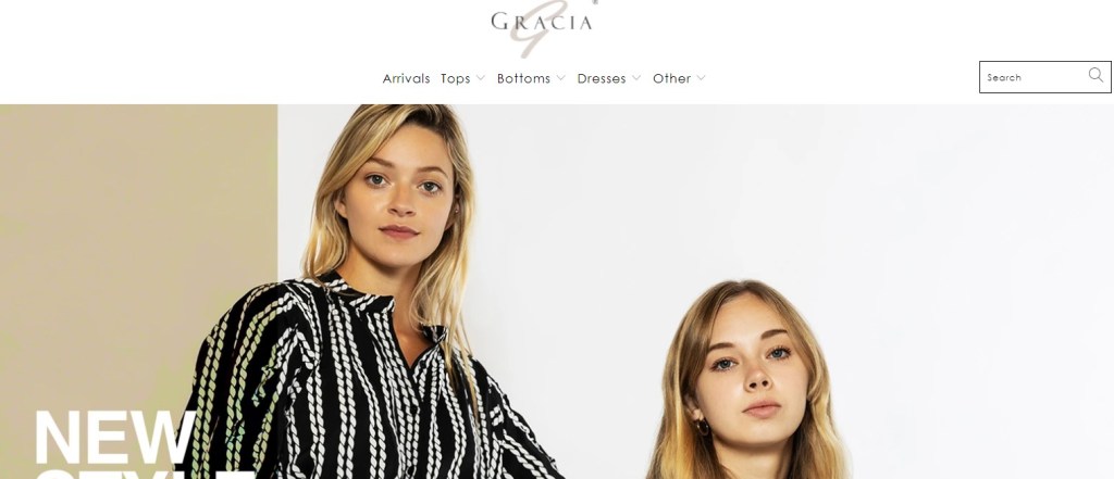 GraciaFashion New York wholesale clothing vendor & distributor