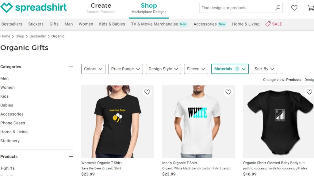 Spreadshirt ethical & eco-friendly print-on-demand company