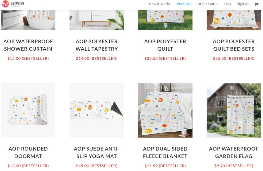 JetPrint doormat & rug print-on-demand company