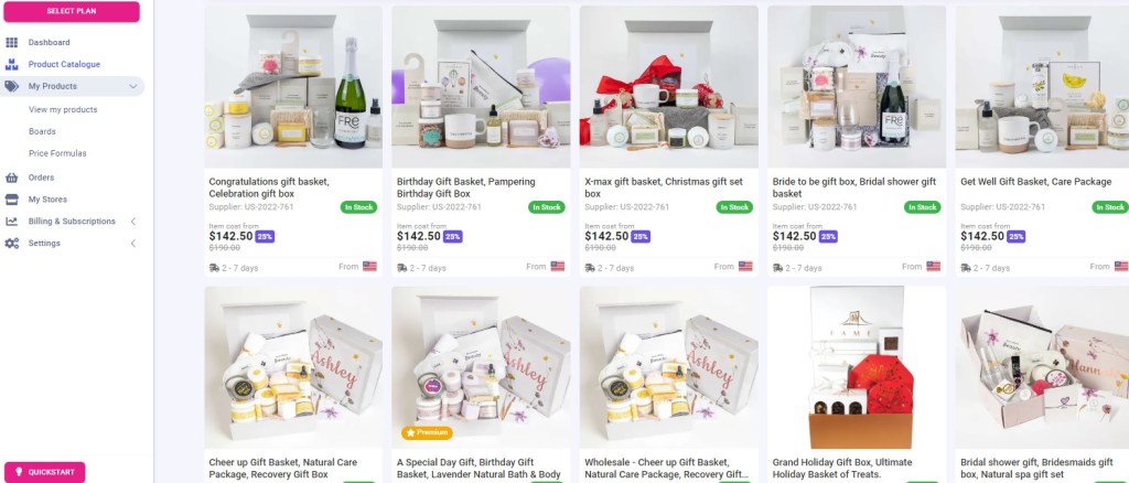 AppScenic gift set & gift basket dropshipping supplier