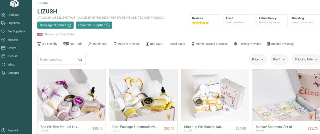 DropCommerce gift set & gift basket dropshipping supplier