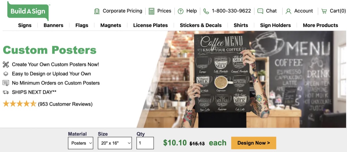 9 Cheapest Online Custom Poster Printing Services & Companies