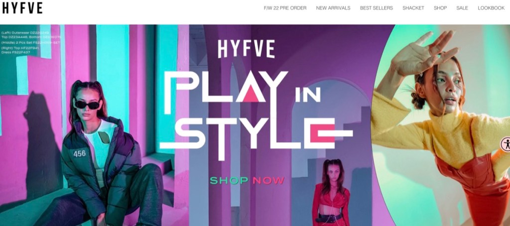 HYFVE women's boutique fashion clothing wholesale supplier