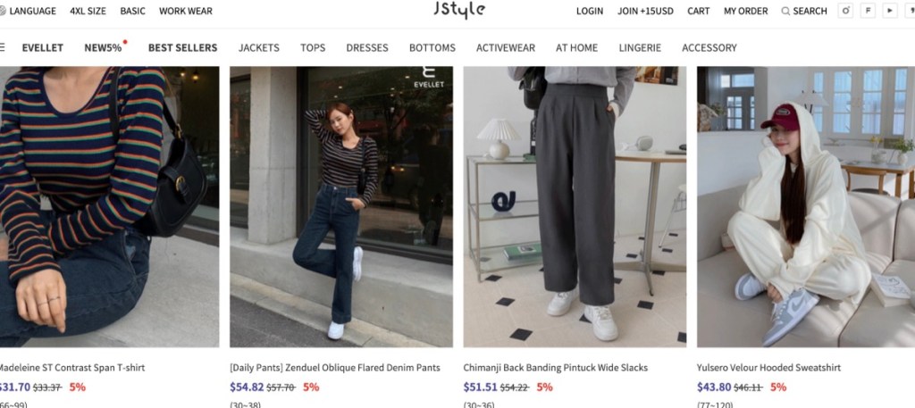 JStyleShop bulk women's boutique fashion clothing wholesale supplier