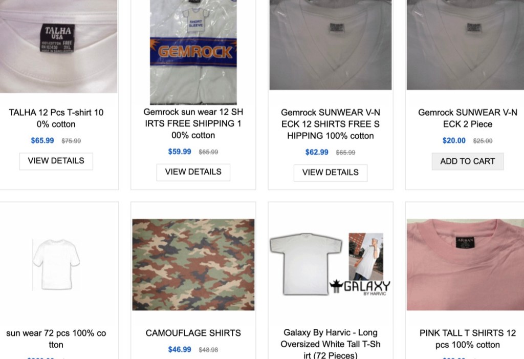 12shirts wholesale blank t-shirt distributor in New York
