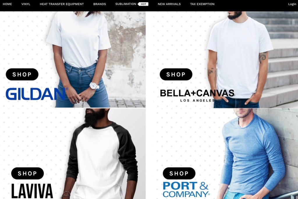 Aviva Dallas wholesale blank t-shirt supplier in Dallas, Texas, USA