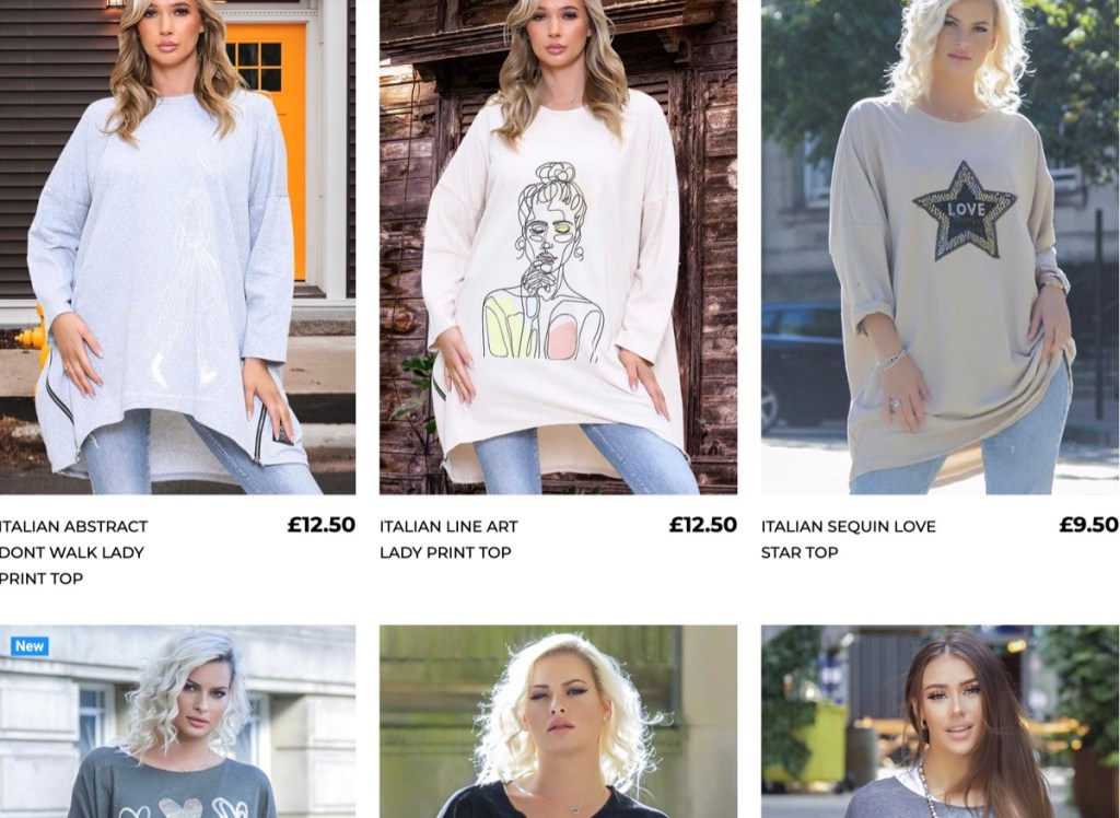 Europa Fashions UK wholesale women's boutique fashion clothing supplier
