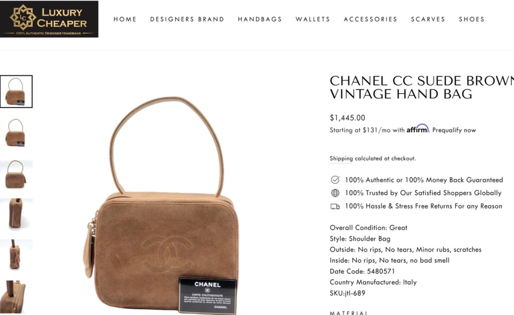 Luxury Cheaper wholesale Chanel bags & purses supplier