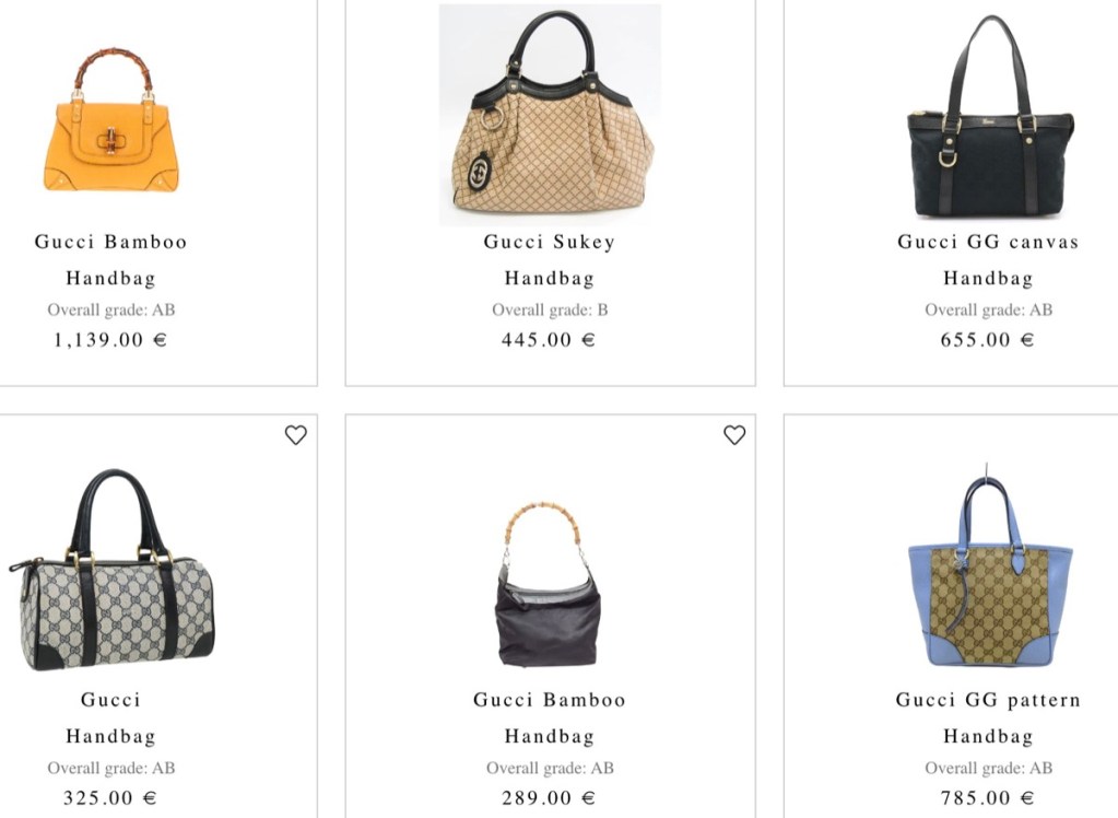 The Brand Collector wholesale authentic Gucci bags & purses supplier