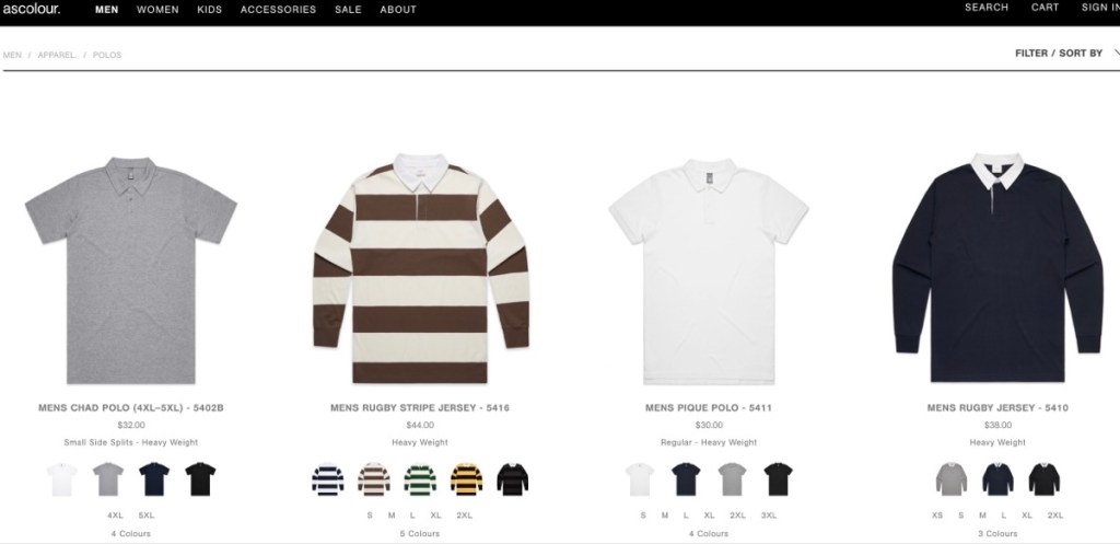 AS Colour wholesale blank polo shirt supplier